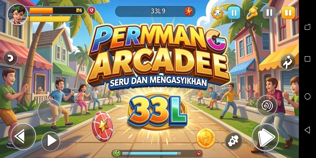 Tangkapan layar 33L menampilkan aksi seru gameplay Arcade yang menegangkan.