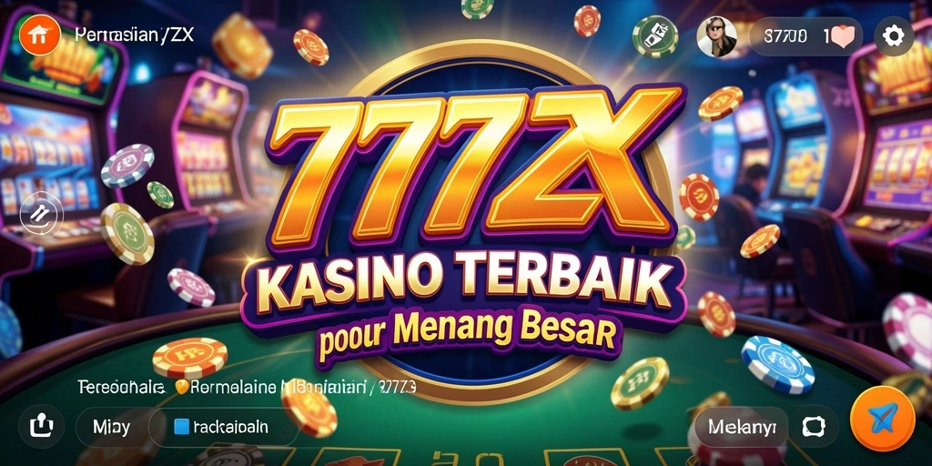 Tampilan gameplay menarik dari 777ZX yang penuh aksi kasino.
