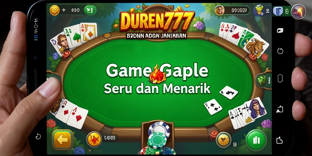 Tampilan menarik dan gameplay menyenangkan DUREN777 Gaple.