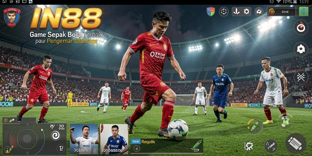 Tampilan menakjubkan dari gameplay IN88 yang seru.
