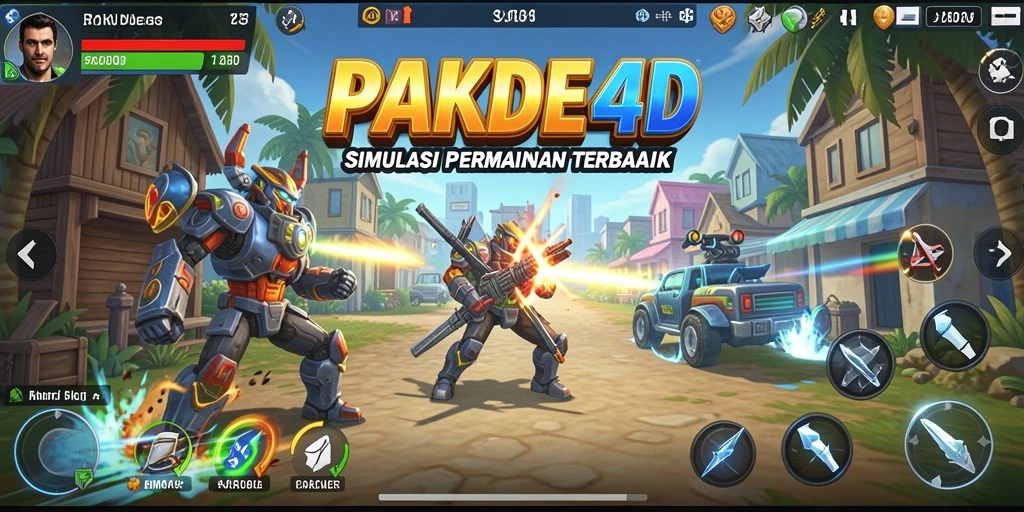 Tampilan gameplay dalam <strong>PAKDE4D</strong> dengan berbagai skenario menarik.