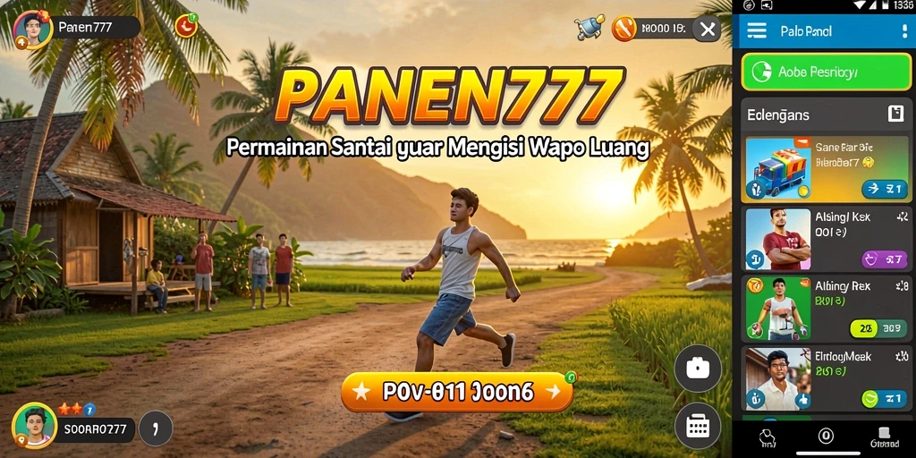 Tangkapan layar gameplay PANEN77 yang menampilkan aktivitas panen seru.