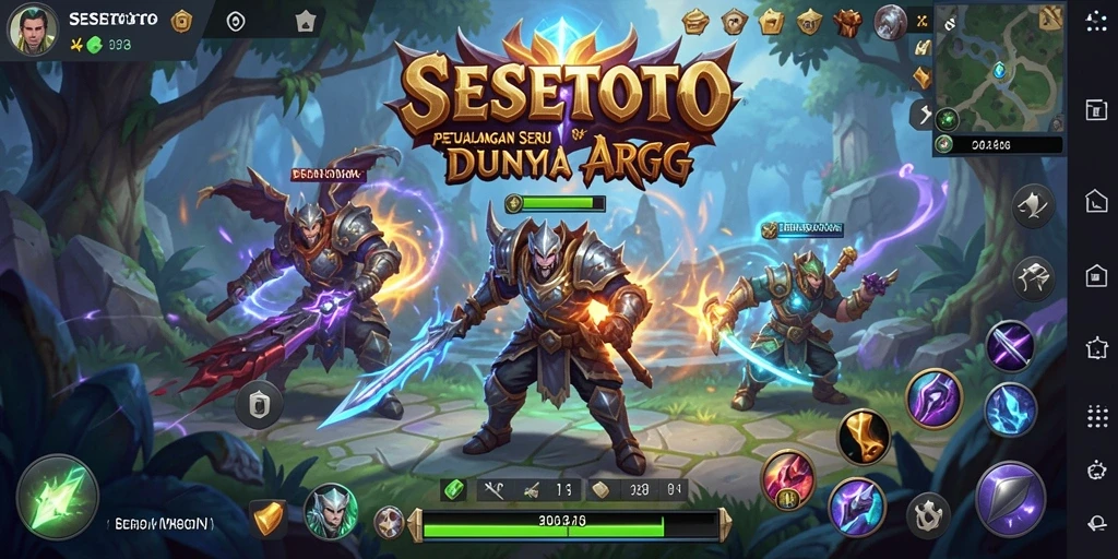 Tampilan seru gameplay ARPG yang mendebarkan di SESETOTO.