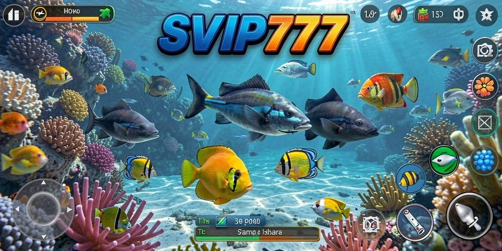 Tampilan gameplay seru Tembak Ikan di SVIP777.