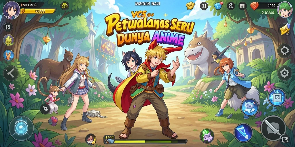 Tampilan gameplay VC5 yang menarik dan berwarna.